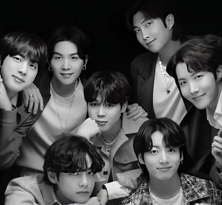BTS group portrait